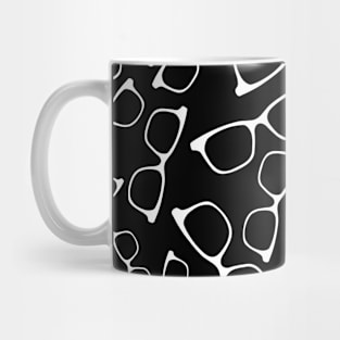 White Glasses Mug